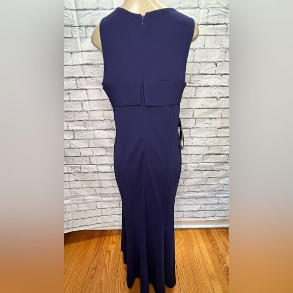 JA Collections  LEONA BOW HALTER GOWN size 14 NWOT - Picture 6 of 10